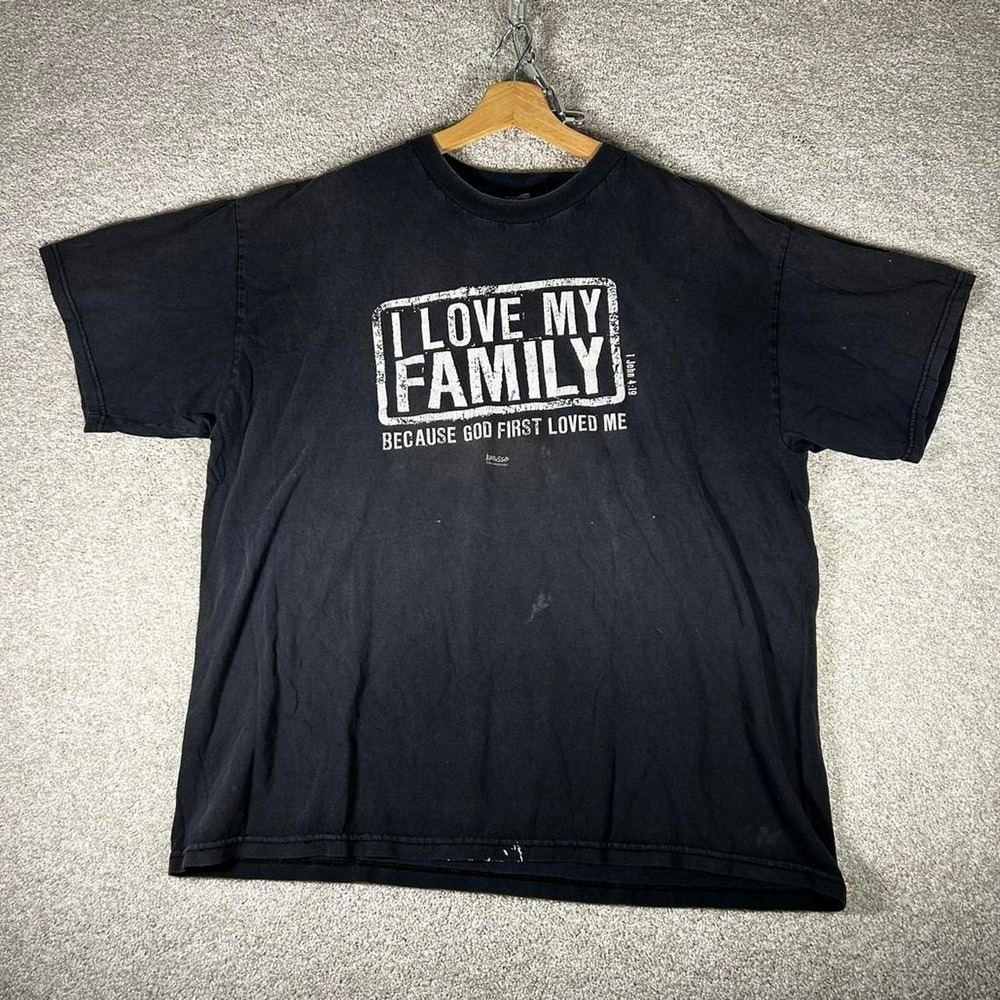Vintage 90s Kerusso Jesus Christian Spoof faded and distressed t-shirt Size XL